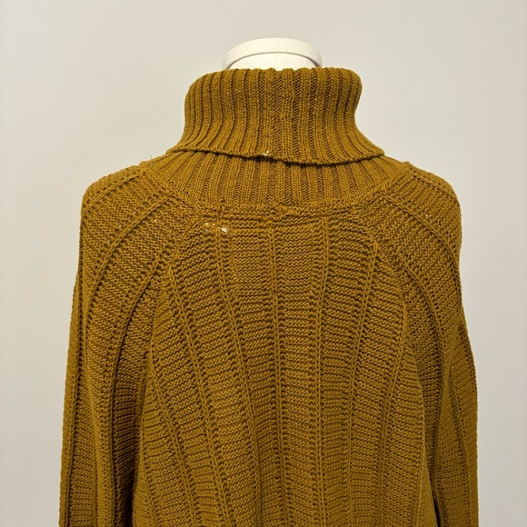 Anthropologie Angel Of The North Harvest Moon Poncho Sweater Cotton Knit Size XS - Picture 14 of 16